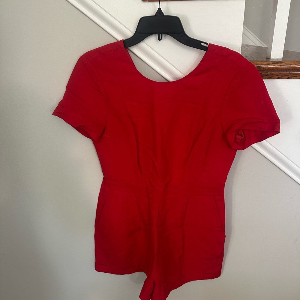 Red Banana Republic Linen Romper